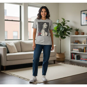 Vintage Selena Quintanilla Graphic T-shirt Gray M Tejano Retro Indie Streetwear